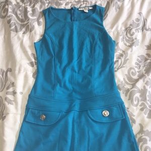 Blue Mod shift dress